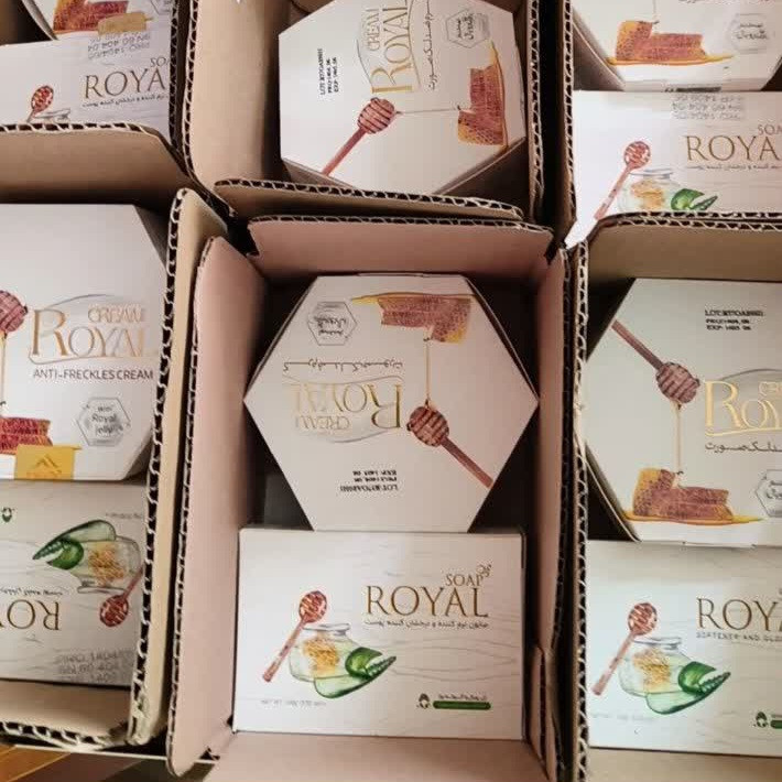 کرم ژل رویال آواطب ۲۰ گرم نمونه اصل بهمراه صابون رویال